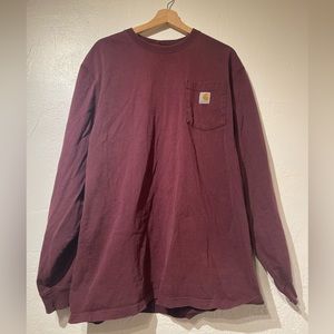 Carhartt Men's Workwear Pocket Long-Sleeve T-Shirt Large TALL Original Fit